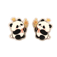 Зажим д\бум. пласт. Egoist "Милашка панда", ассорти дизайнов