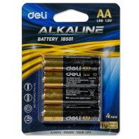 Батарейка LR-06 (АА) Deli , блистер, цена 1 шт