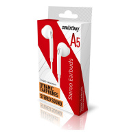 Наушники внутриканальные Smartbuy A5, белые, коробка