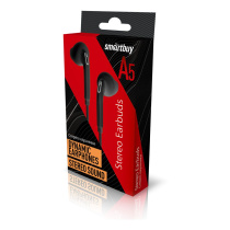 Наушники внутриканальные Smartbuy A5, черные, коробка
