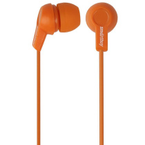 Наушники внутриканальные Smartbuy JAZZ, оранжевые, 3 пары силикон. вставок