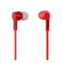 Наушники внутриканальные Smartbuy Prime, красные, динам.10мм, плоск.каб., 3 пары силик.вставок