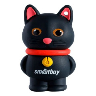 Флеш-драйв  64 GB USB 2.0 Smartbuy Wild series Котенок черный