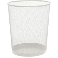 Корзина для мусора круглая сетчатая 24*29,5*33,5см железная, серая