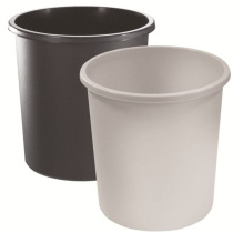 Корзина для мусора цельная 18л черная