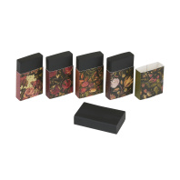 Ластик  BV "Flora. Black night" супермягкий, черный, 23*35*9мм