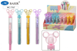 Ластик Basir автокарандаш "Мишка" 11см