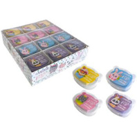 Ластик deVENTE. 100% Cute"  для ретуширования, 39*35*10мм КЛЯЧКА, ассорти