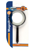 Лупа  60мм, увеличение 5-кратное, пластиковый держатель