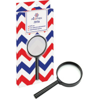 Лупа  75мм, увеличение 5-кратное, пластиковый держатель