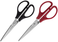 Ножницы Deli 17 см ручки пластиковые, сталь, цвет ассорти