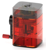 Точилка механическая 1 отв, пласт.корпус.красная Точилка механическая 1 отв, пласт.корпус.красная