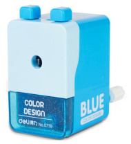 Точилка механическая 1 отв, пласт.корпус, ассорти Точилка механическая 1 отв, пласт.корпус, ассорти