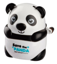 Точилка механическая 1 отв., Панда, пласт.корпус Точилка механическая 1 отв., Панда, пласт.корпус