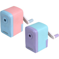 Точилка механическая 1 отв., пласт.корпус, 2 цвета Точилка механическая 1 отв., пласт.корпус, 2 цвета