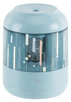 Точилка электрическая 1 отв., пласт.корпус, синяя Точилка электрическая 1 отв., пласт.корпус, синяя