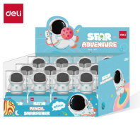 Точилка пласт. 1 отв. Космонавт, прорез.корпус