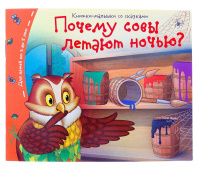 Книга "Книжки-малышки. Почему совы летают ночью?" А6 16стр.
