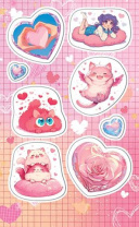 Наклейки детские 15*9см  "Коты"