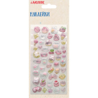 Наклейки эпоксидные объемные 9*17,4см "Котики и лакомства" 3D, в том числе д/телефона Наклейки эпоксидные объемные 9*17,4см "Котики и лакомства" 3D, в том числе д/телефона