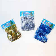 Дождик 100мм*1,5м, ПВХ, цветной, 3 цвета