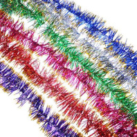 Мишура d=  6см, 2м, ПВХ, 6 цветов