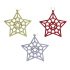Набор подвесных украшений   3шт, 10см "Звезды"