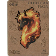 Пазл-копилка фигурные 60 элементов 290*190мм "Огнегрив"
