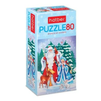 Пазлы   80 элементов  230*165мм.  "Дед Мороз и Снегурочка"