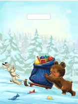 Пакет 30*23см (30мк) с вырубной укрепл. ручкой "Звездная доставка" ПВД