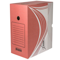 Короб архивный (325*260*150) глубина 150мм красный