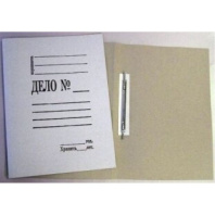 Скоросшиватель картон белый  280гр\м2 немел. (бум.)