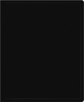 Папка 2 кольца 18 мм 0,5 мм пластик А4 черн. Папка 2 кольца 18 мм 0,5 мм пластик А4 черн.