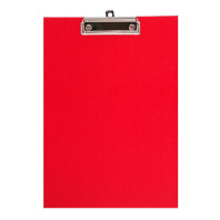 Клипборд А4, красный, б/в