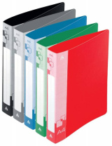 Папка с 1 зажимом А4 0,7мм с карм. ассорти