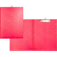Папка-клипборд А4 красная, ПВХ 2мм