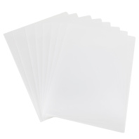 Папка уголок А4 прозр. плотн. 0,11мм, бесцветная