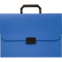 Портфель  6 отд. с ручкой и замком, синий
