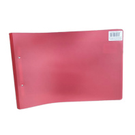 Папка скоросшив. пласт. 0,35мм А3 красная, ширина корешка 25мм, горизонтальная