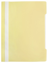 Скоросшив. пласт. прозр. верх.  желтый Pastel , 0.14/0.18