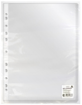 Файл с перфорацией А4 стандарт / 0,017мм / 100 шт/уп., глянцевые