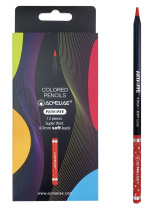 Карандаши цвет. 12цв  Acmeliae Blackwood Artmate, супермягкие, утолщенный грифель 4мм