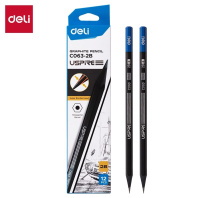 Карандаш Deli 2B Uspire , шестигранный, незаточ.,б/ластика