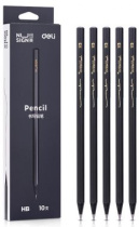 Карандаш Deli НB Nusign, шестигранный