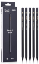 Карандаш Deli НB Nusign, шестигранный