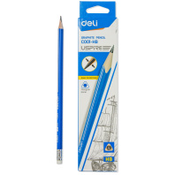 Карандаш Deli НB Uspire трехгран.корпус с ластиком