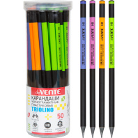 Карандаш deVENTE HB Triolino , трёхгранный, пластик ,туба
