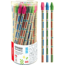 Карандаш deVENTE. "Таблица умножения"  HB, круглый, с ластиком