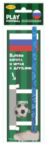 Набор Play football. Россия: карандаш ч/г, ластик бутса/мяч, игровое поле