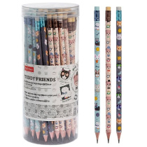 Карандаш ч/гр "Teddy Friends" НВ с ластиком